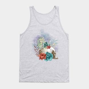 Boho Skull Left Facing Tank Top